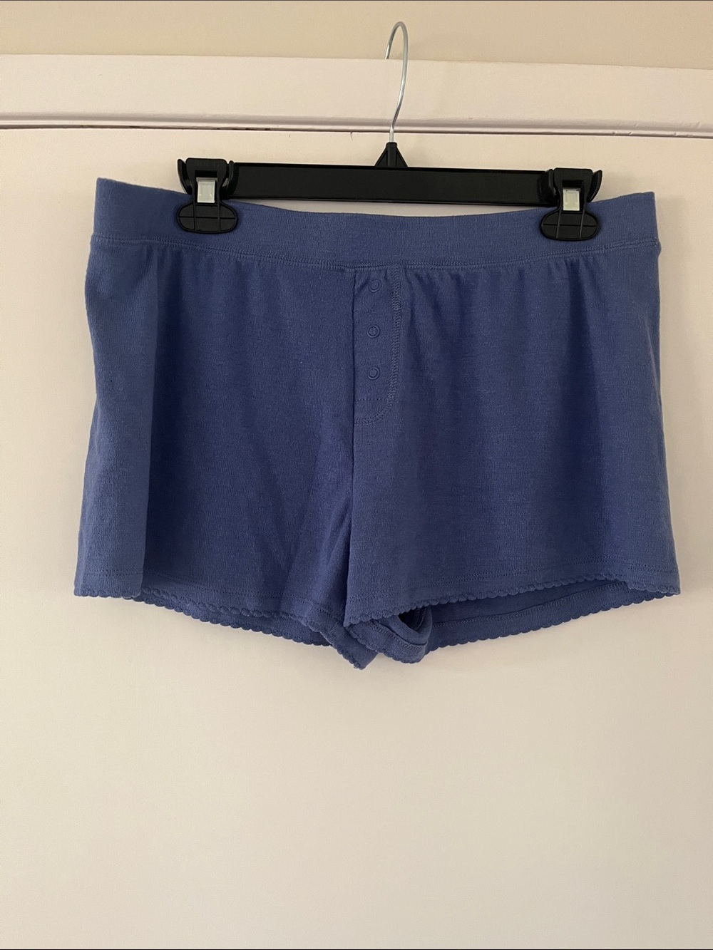 PJ Salvage Blue Cozy Lounge Shorts